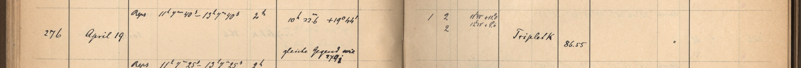 Plattenverzeichnis Eintrag00276