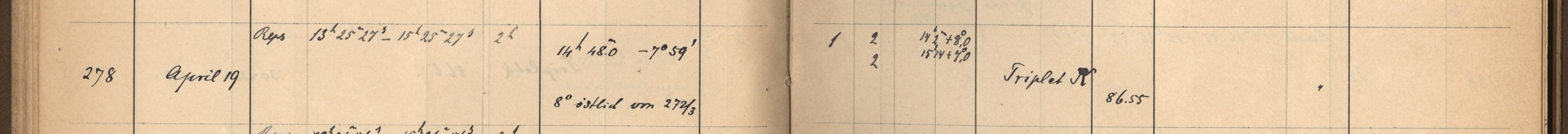 Plattenverzeichnis Eintrag00278