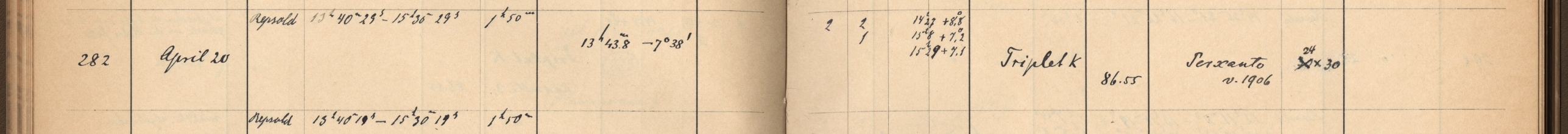Plattenverzeichnis Eintrag00282