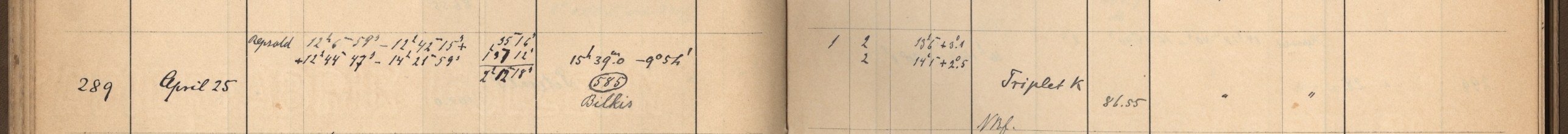 Plattenverzeichnis Eintrag00289