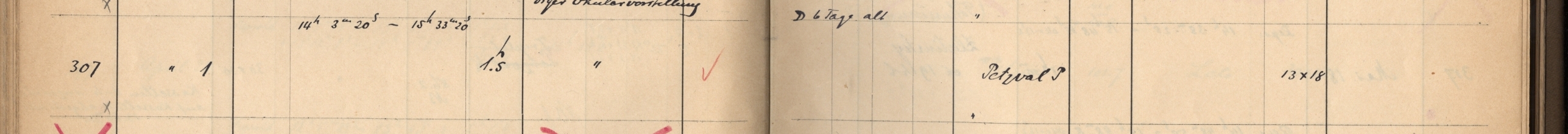 Plattenverzeichnis Eintrag00307