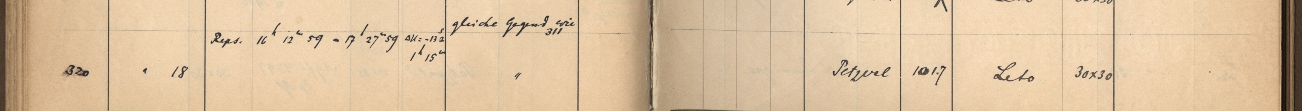 Plattenverzeichnis Eintrag00320