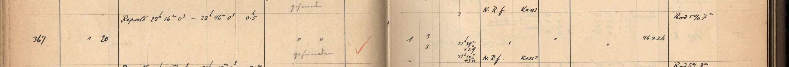 Plattenverzeichnis Eintrag00367