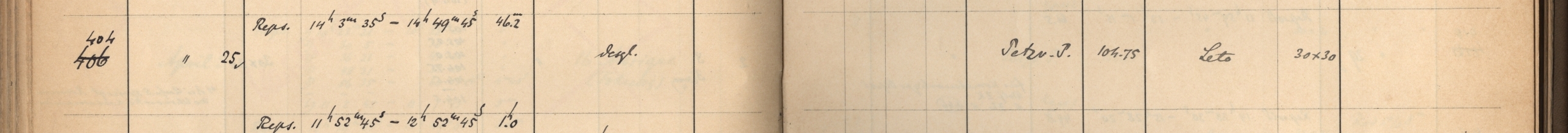 Plattenverzeichnis Eintrag00406