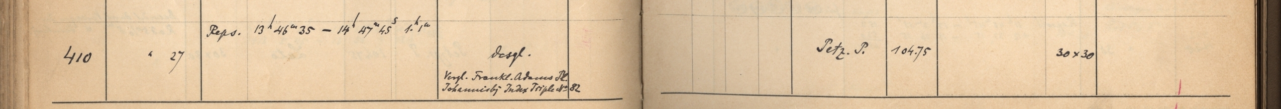 Plattenverzeichnis Eintrag00410