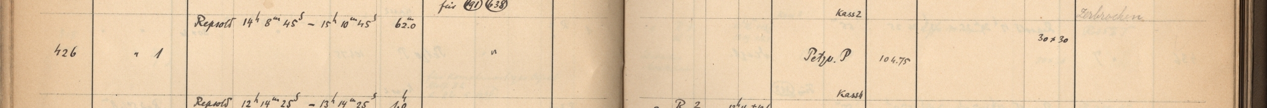 Plattenverzeichnis Eintrag00426