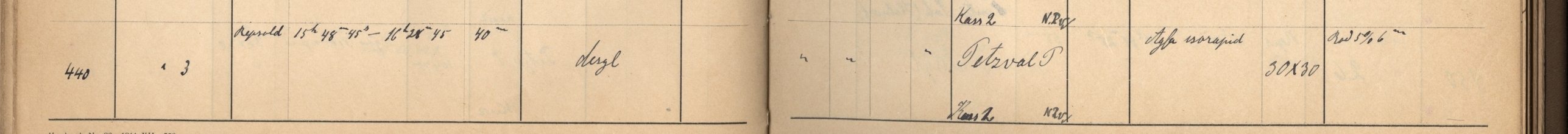 Plattenverzeichnis Eintrag00440
