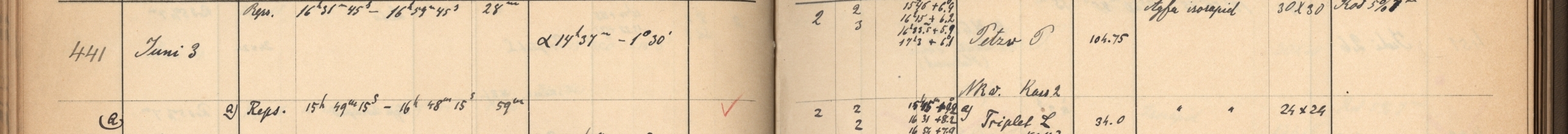 Plattenverzeichnis Eintrag00441