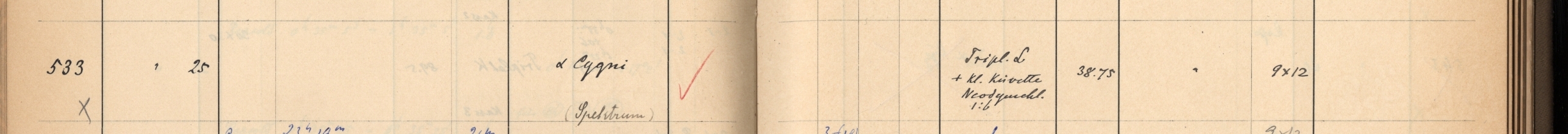 Plattenverzeichnis Eintrag00533