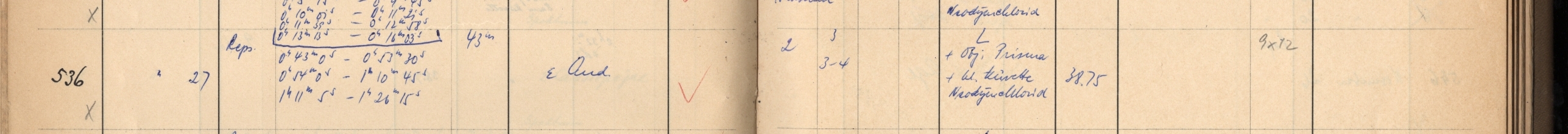 Plattenverzeichnis Eintrag00536
