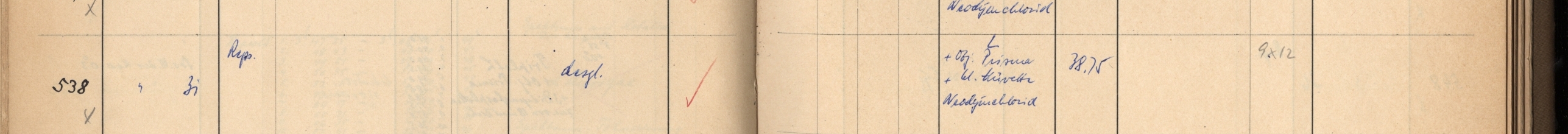 Plattenverzeichnis Eintrag00538