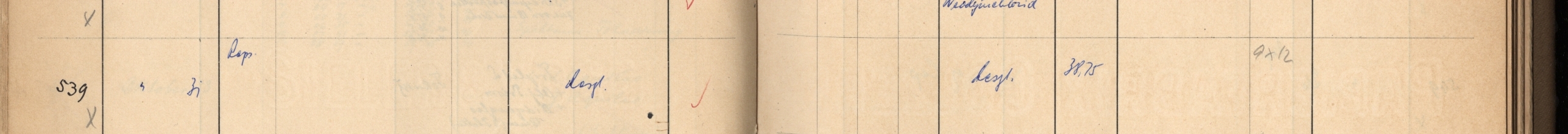 Plattenverzeichnis Eintrag00539