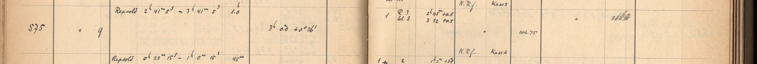 Plattenverzeichnis Eintrag00575