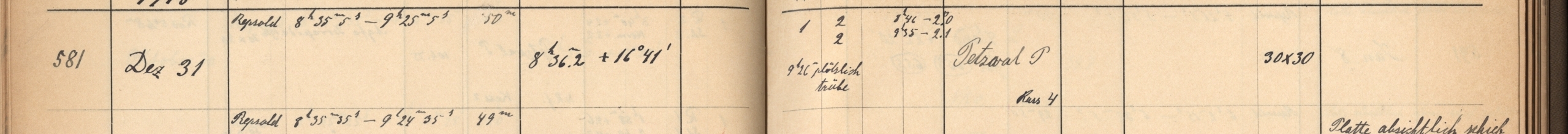 Plattenverzeichnis Eintrag00581
