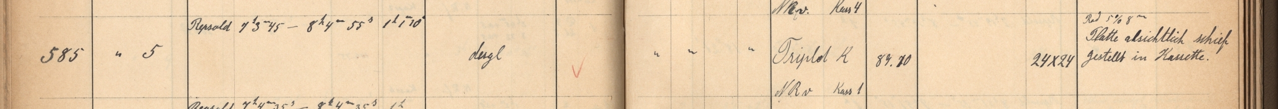 Plattenverzeichnis Eintrag00585