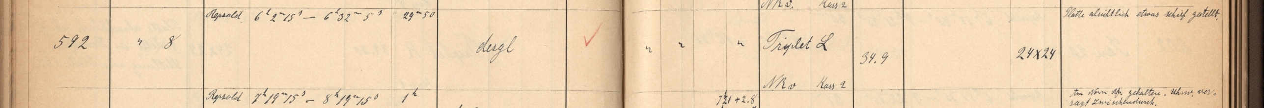 Plattenverzeichnis Eintrag00592