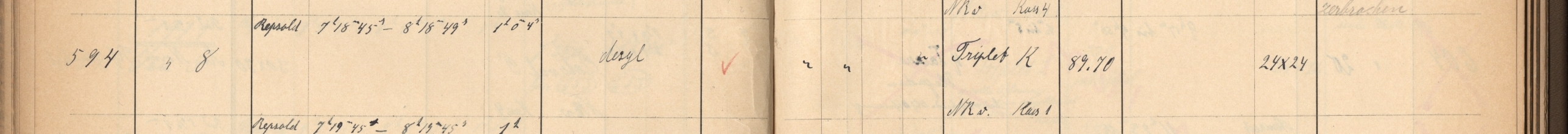 Plattenverzeichnis Eintrag00594