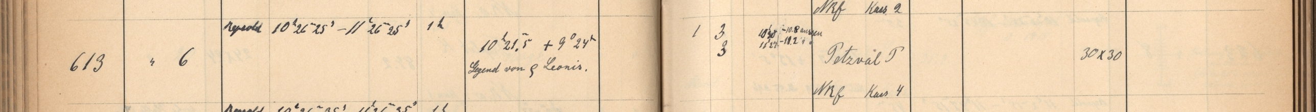 Plattenverzeichnis Eintrag00613