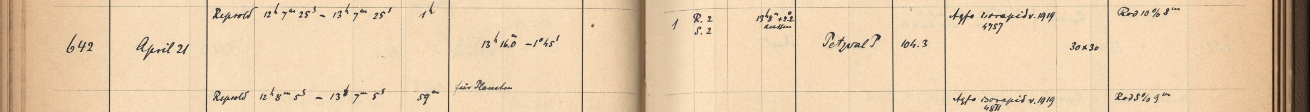 Plattenverzeichnis Eintrag00642