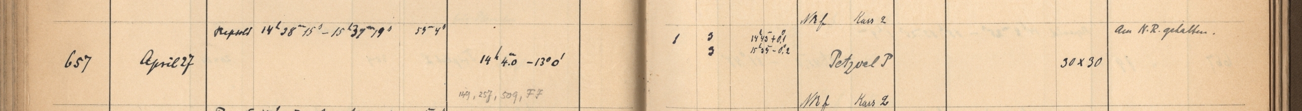 Plattenverzeichnis Eintrag00657