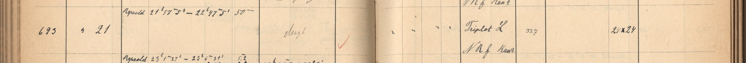 Plattenverzeichnis Eintrag00693