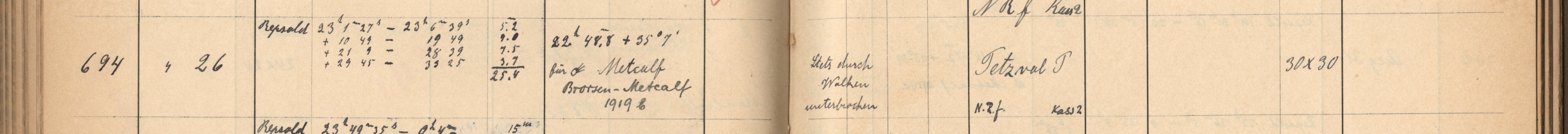 Plattenverzeichnis Eintrag00694