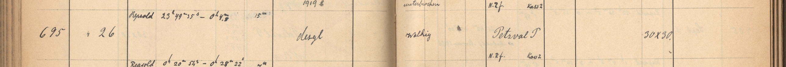 Plattenverzeichnis Eintrag00695