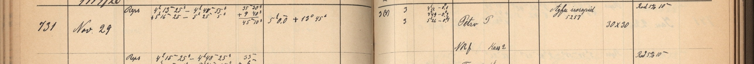 Plattenverzeichnis Eintrag00731