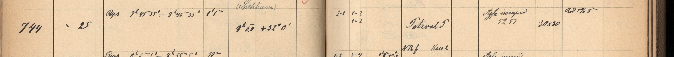 Plattenverzeichnis Eintrag00744