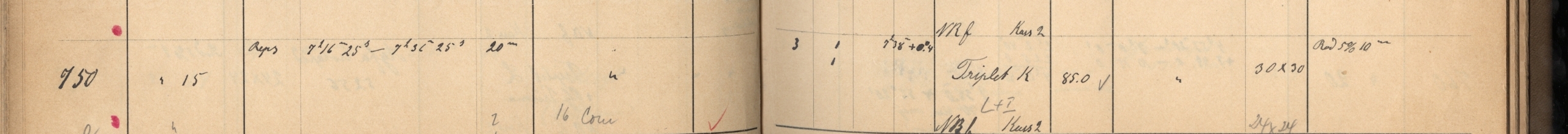 Plattenverzeichnis Eintrag00750a