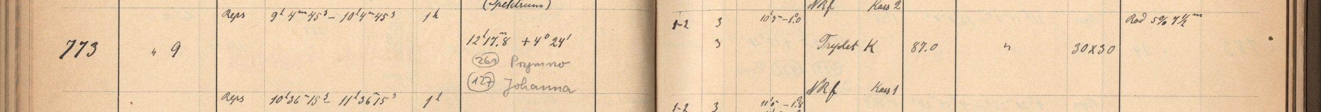 Plattenverzeichnis Eintrag00773