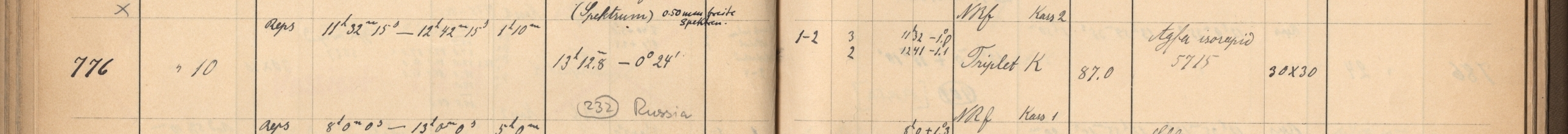 Plattenverzeichnis Eintrag00776
