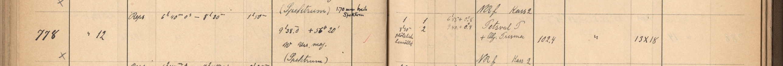 Plattenverzeichnis Eintrag00778