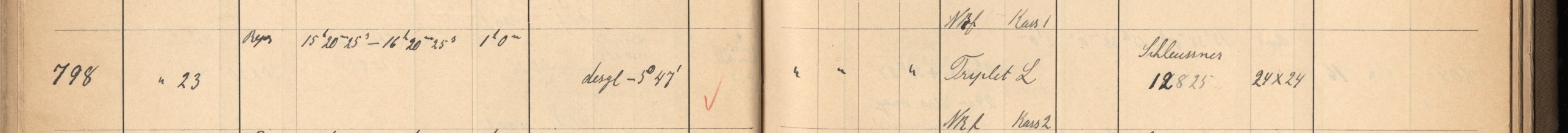 Plattenverzeichnis Eintrag00798