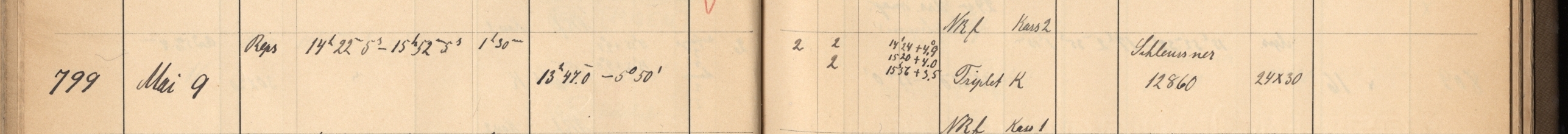 Plattenverzeichnis Eintrag00799