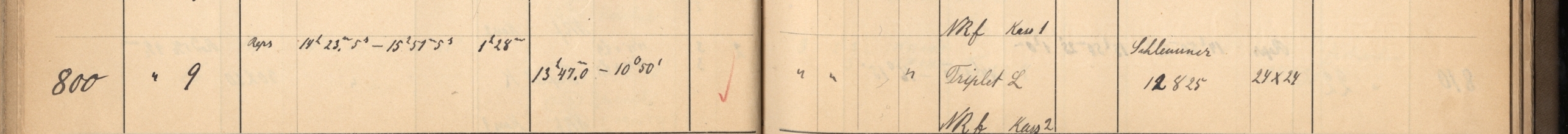 Plattenverzeichnis Eintrag00800
