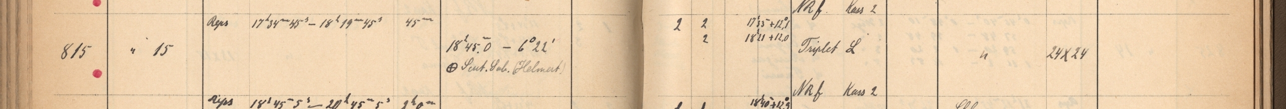 Plattenverzeichnis Eintrag00815