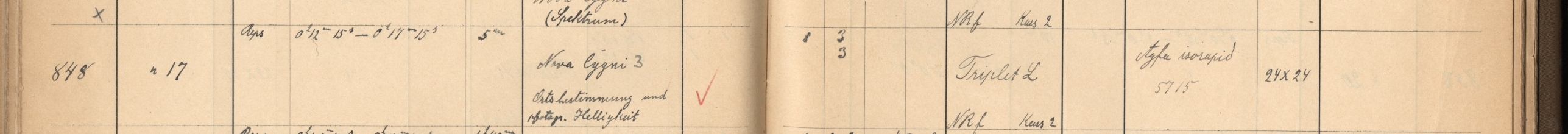 Plattenverzeichnis Eintrag00848