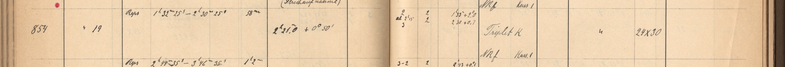 Plattenverzeichnis Eintrag00854