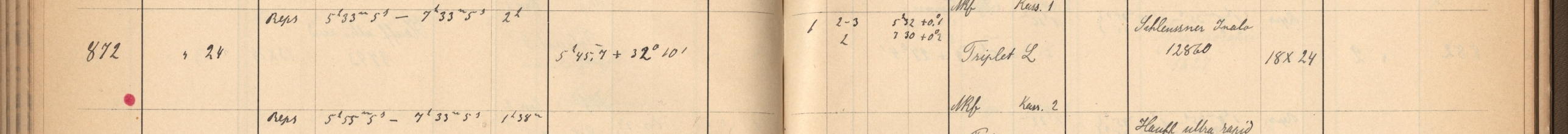 Plattenverzeichnis Eintrag00872