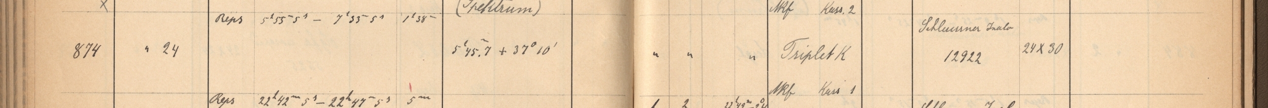 Plattenverzeichnis Eintrag00874