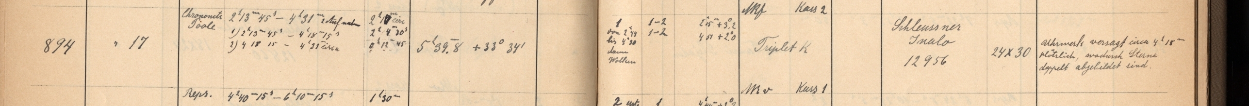 Plattenverzeichnis Eintrag00894