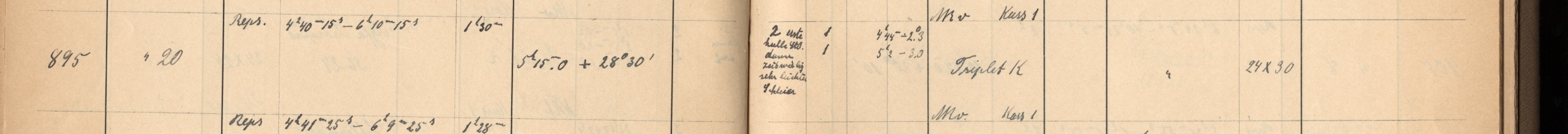 Plattenverzeichnis Eintrag00895