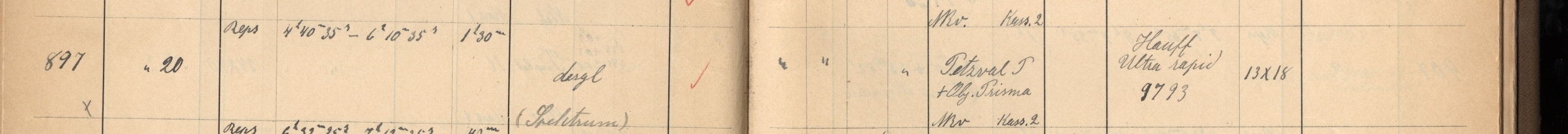 Plattenverzeichnis Eintrag00897