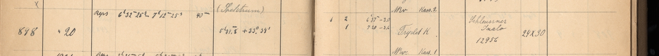 Plattenverzeichnis Eintrag00898