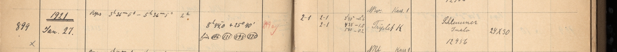 Plattenverzeichnis Eintrag00899