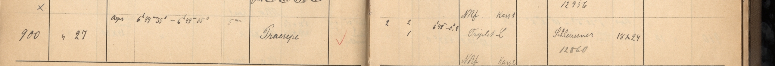 Plattenverzeichnis Eintrag00900