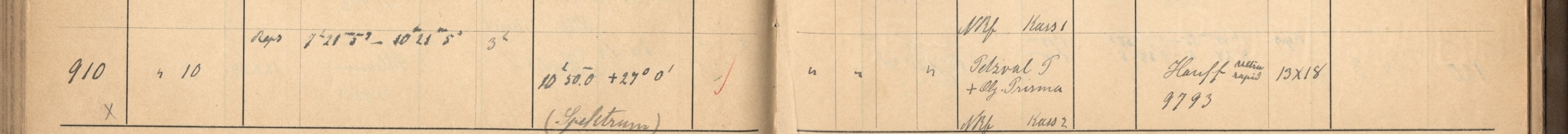 Plattenverzeichnis Eintrag00910