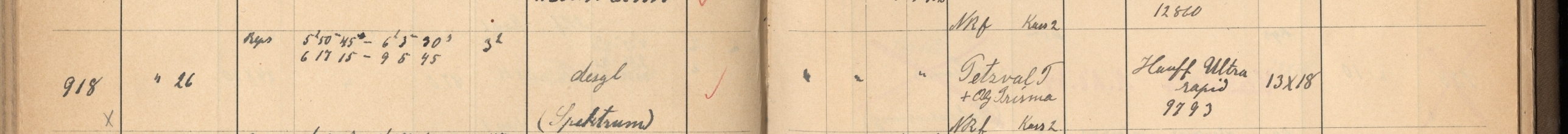 Plattenverzeichnis Eintrag00918