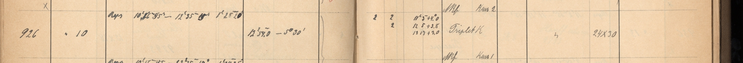 Plattenverzeichnis Eintrag00926